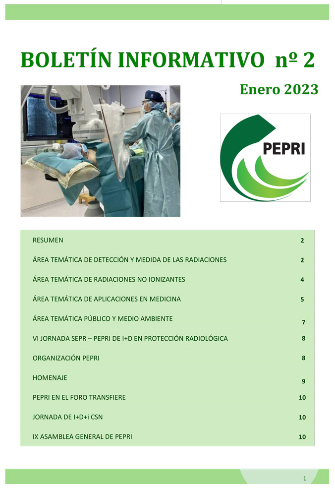 Portada BoletinPEPRI N2 1