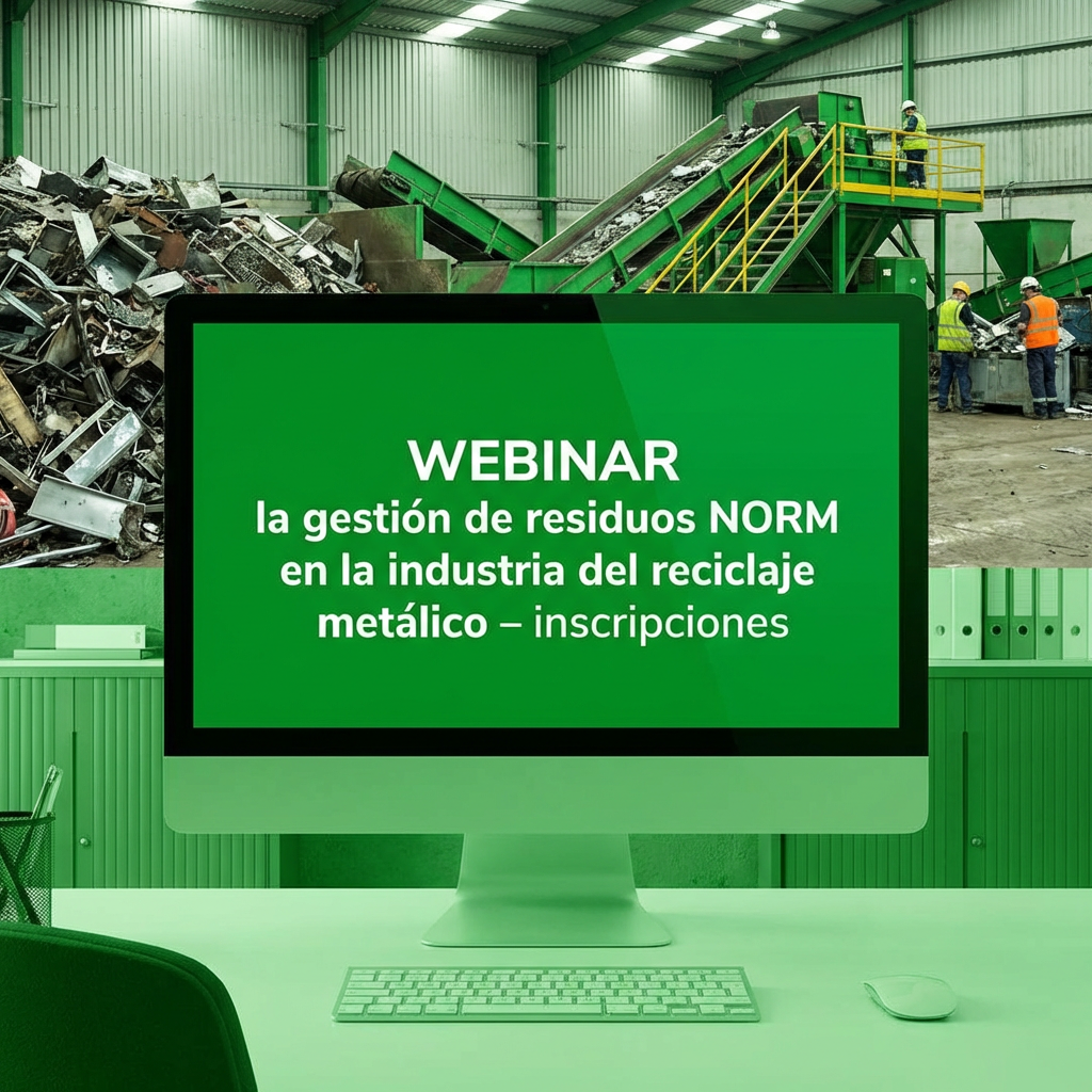 La SEPR abordará la gestión de residuos NORM en la industria del reciclaje metálico en un webinar